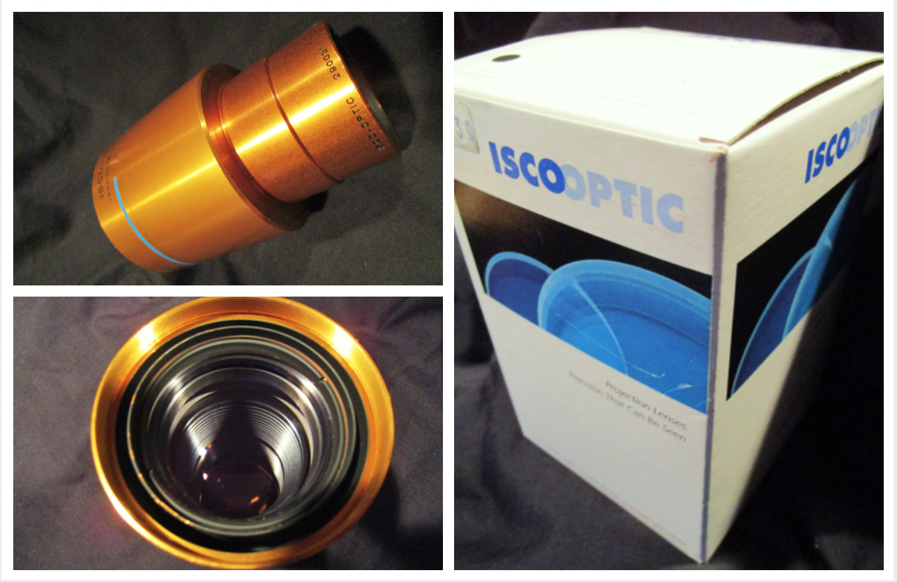 35mm Film: Isco-optic - Ultra-star Hd Projector Lens - Made In Germany