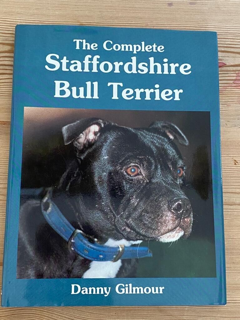Rare Staffordshire Bull Terrier Dog Book By Gilmour 1st 1994 160 Pages In D/w