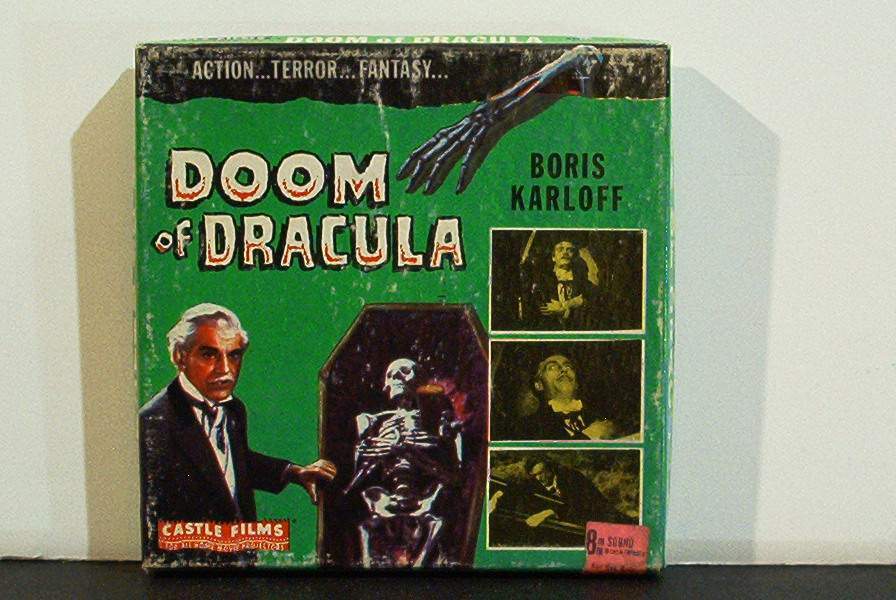 Standard 8 Film - Doom Of Dracula - Boris Karloff - 200' Sound Digest - Ob