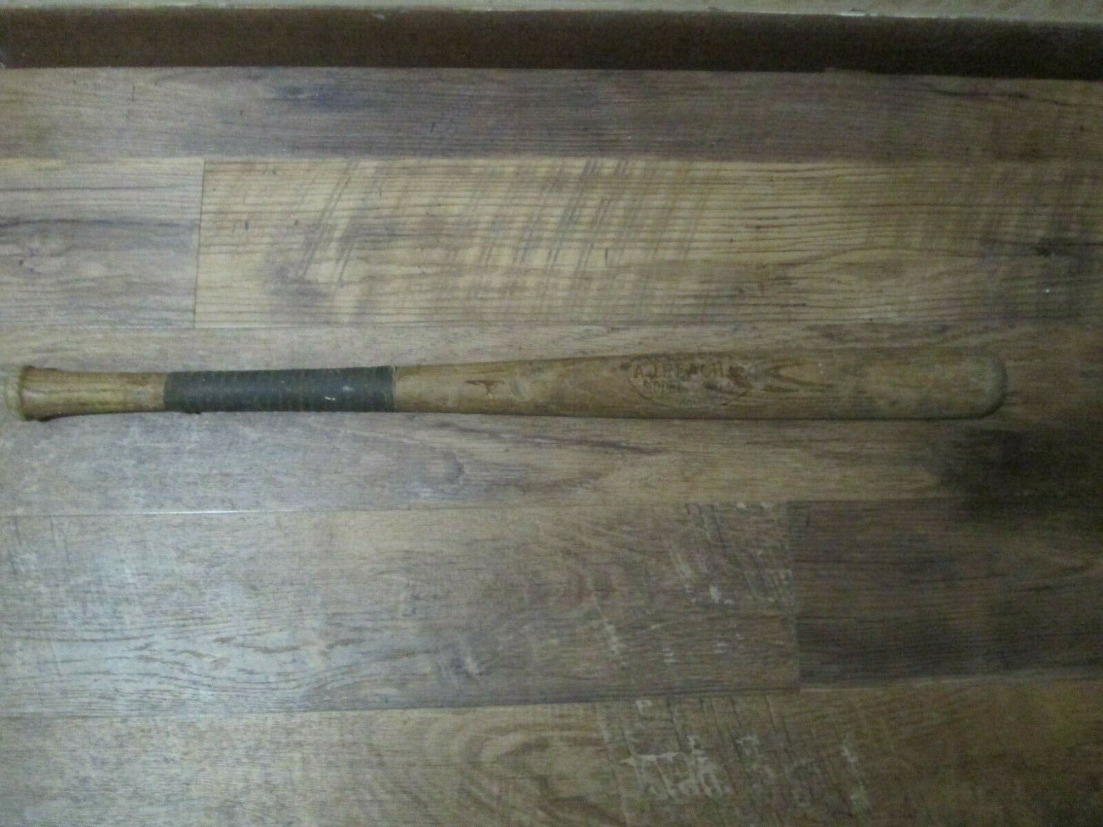 Antique Vintage A.J. Reach Co. The BURLEY Model R 1 No 4/0 Wood Baseball Bat