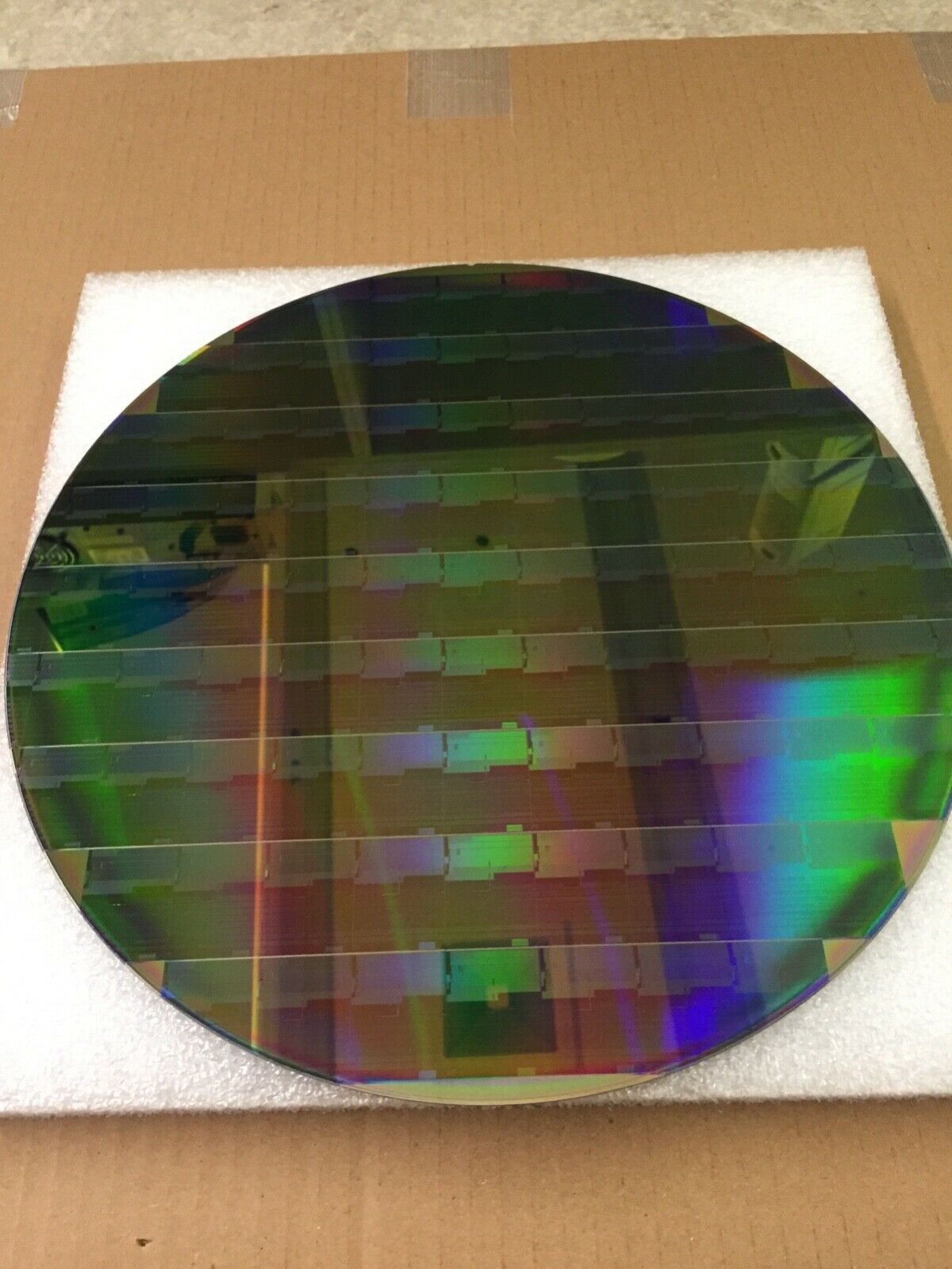 silicon wafer 12” 300mm copper pattern reclaim  