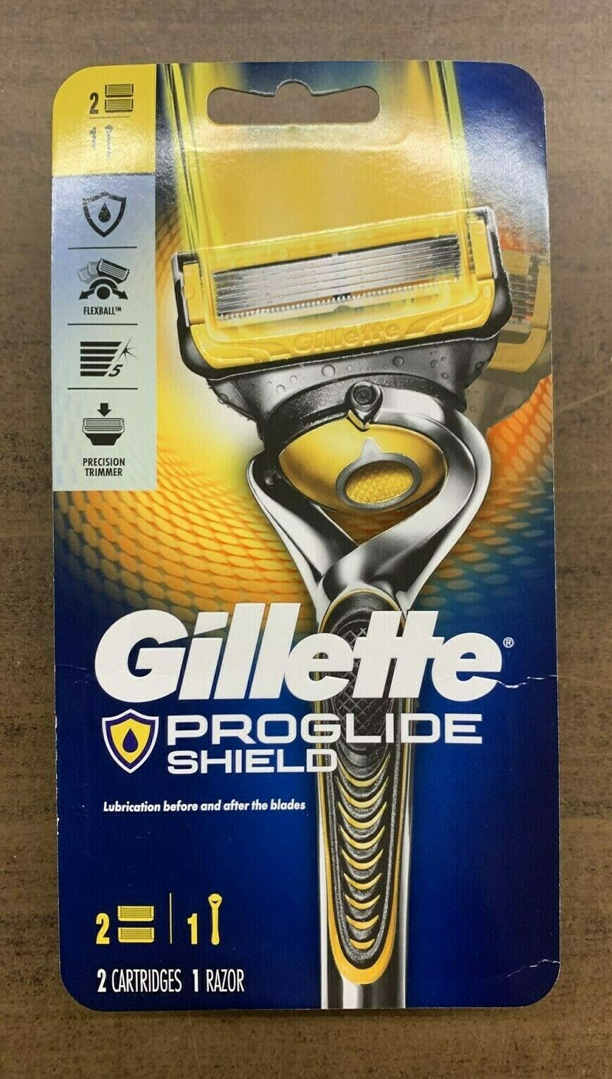 Gillette ProGlide Shield Men 5-Blade Razor (1 Handle & 2 Cartridges ...